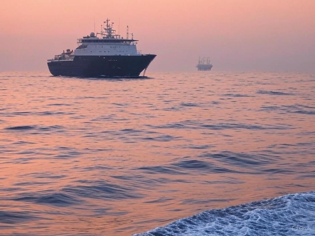 Ocean horizon symbolizing our maritime vision