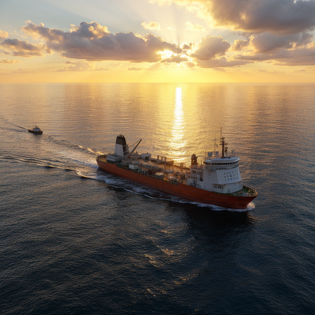 Nigerian flag overlay on a vessel