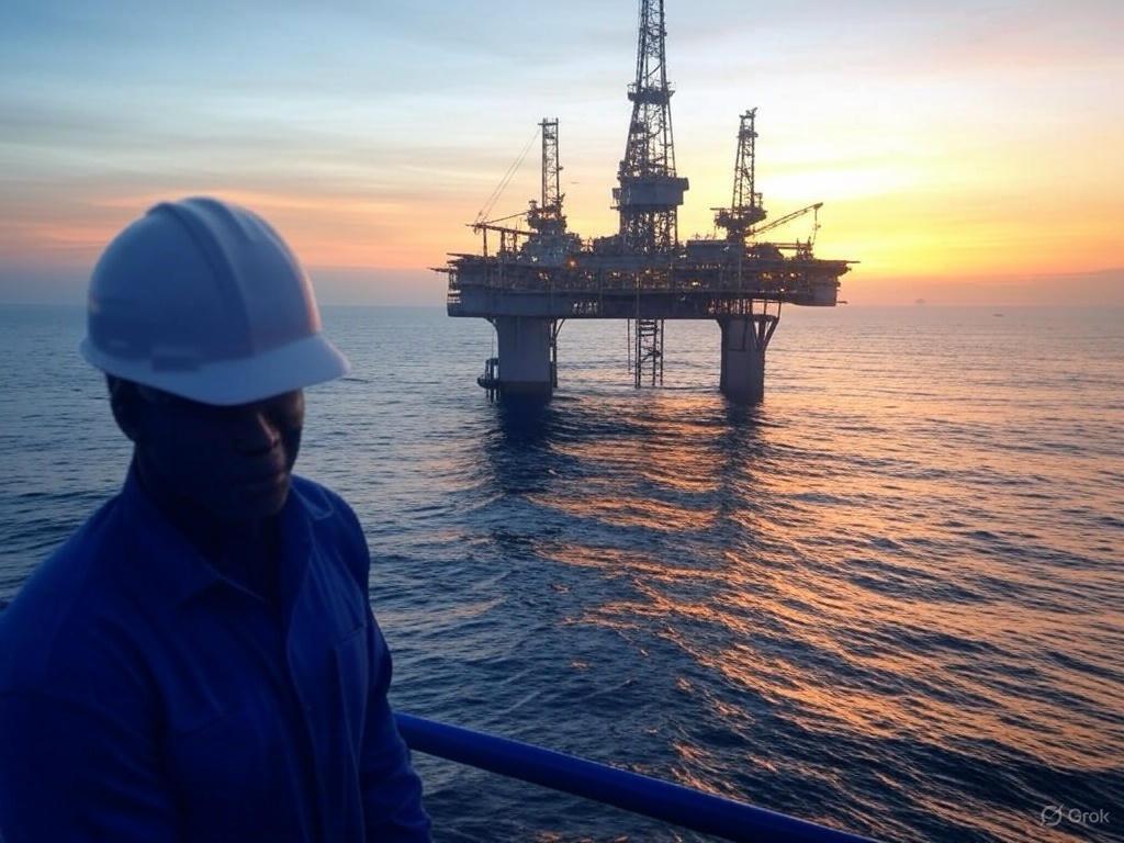 Offshore rig in Nigerian and Ghanaian waters